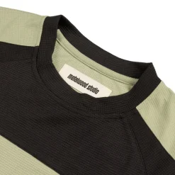 Metalwood T-Shirts*Paneled Poly Top Mint