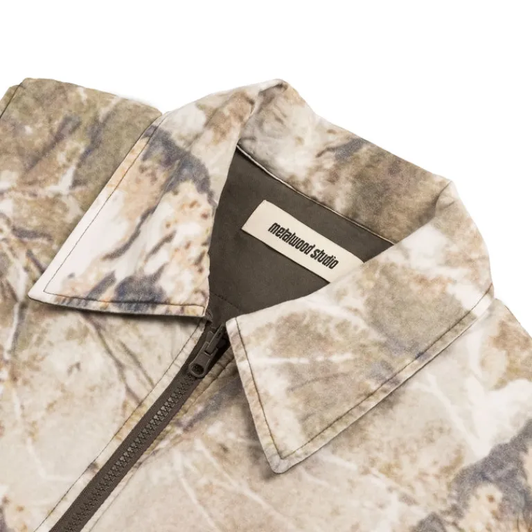 Metalwood Vestes*Poly Filled Reversible Vest Fatigue Green