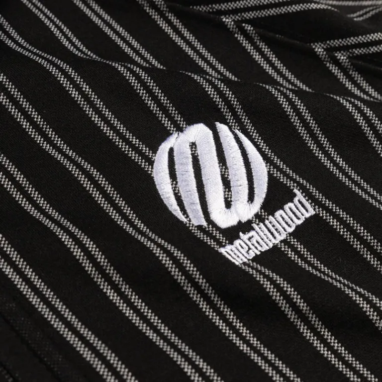 Metalwood T-Shirts*Ribbed LS Polo Black
