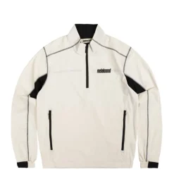 Metalwood Gilets*Tech 1/4 Zip Pullover Jacket White