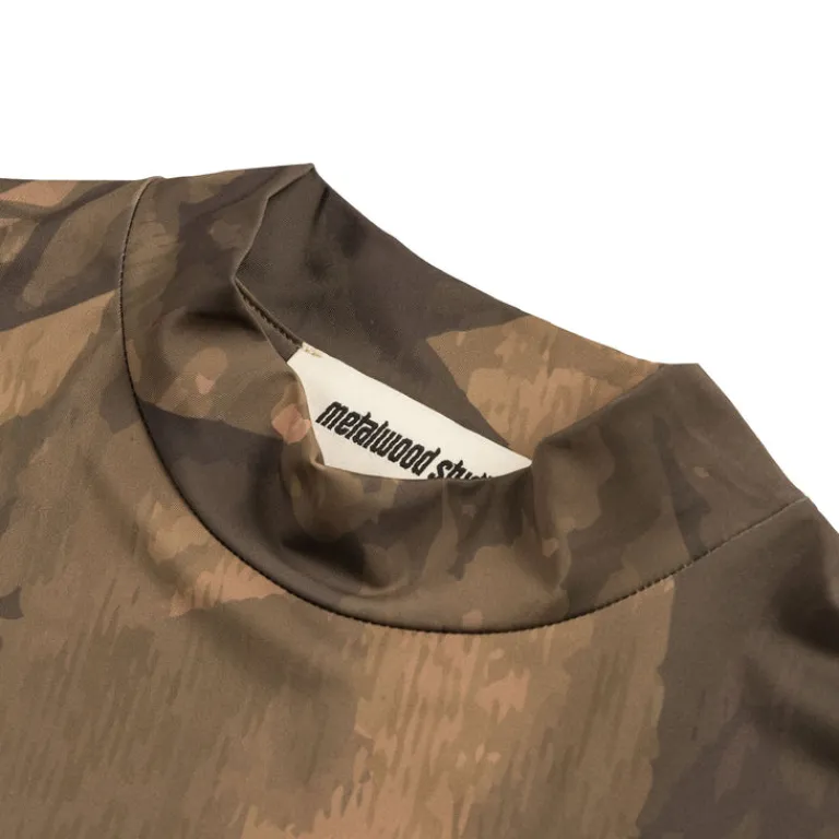 Metalwood T-Shirts*Tech Top Real Leaf Camo