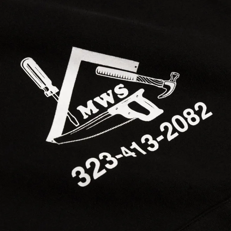 Metalwood Sweats À Capuche*Workshop Hooded Sweatshirt Black