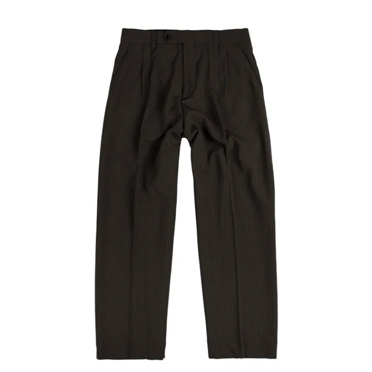 mfpen Pantalons*Classic Trousers Brown Pinstripe