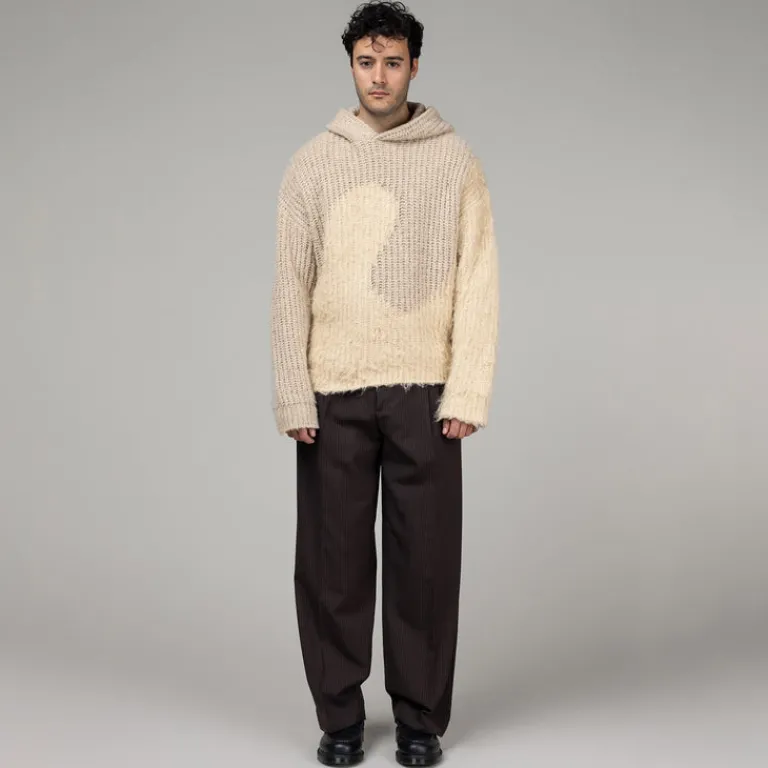 mfpen Pantalons*Classic Trousers Brown Pinstripe