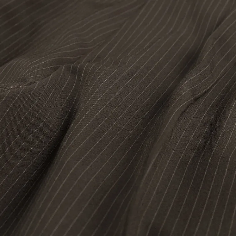mfpen Pantalons*Classic Trousers Brown Pinstripe