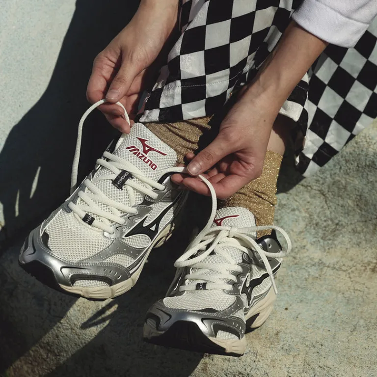 Mizuno Sneakers En Cuir|Sneakers Blancs*MXR OG Snow White / Magnet / Silver