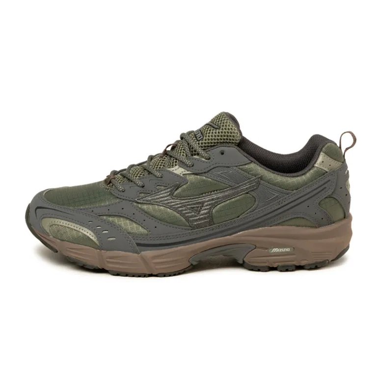 Mizuno Sneakers En Cuir|Chaussures De Running Retro*MXR Tech Agave Green / Black / Metallic Gray