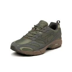 Mizuno Sneakers En Cuir|Chaussures De Running Retro*MXR Tech Agave Green / Black / Metallic Gray