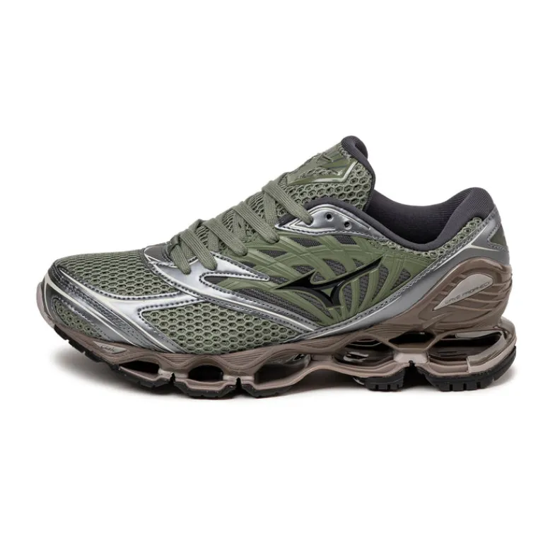 Mizuno Sneakers En Cuir|Chaussures De Running Retro*Wave Prophecy LS *Anodized* Agave Green / Black / Iron
