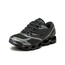 Mizuno Sneakers En Cuir|Chaussures De Running Retro*Wave Prophecy LS *Anodized* Black Sand / Black / Metallic Gray