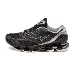 Mizuno Sneakers En Cuir|Chaussures De Running Retro*Wave Prophecy LS *Millennium* Black / Silver / Purple Haze
