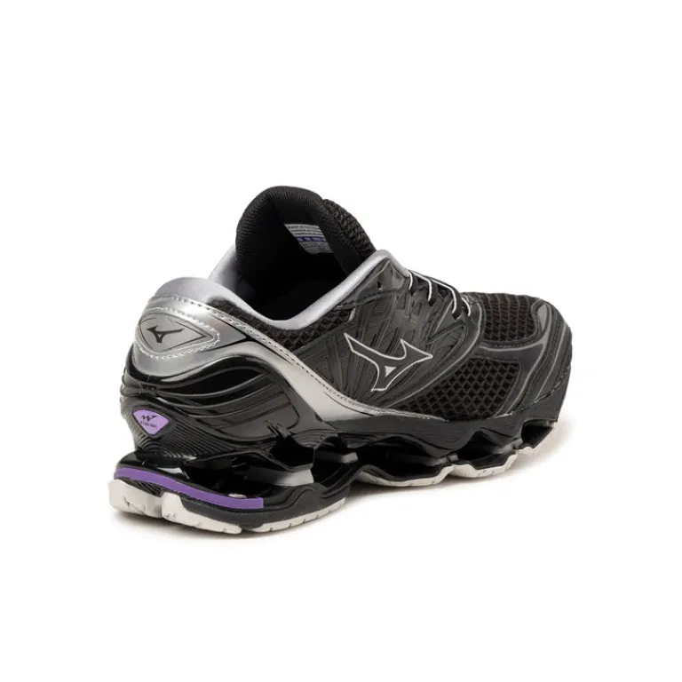Mizuno Sneakers En Cuir|Chaussures De Running Retro*Wave Prophecy LS *Millennium* Black / Silver / Purple Haze