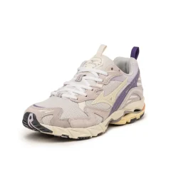 Mizuno Sneakers En Cuir|Chaussures De Running Retro*Wave Rider 10 Nimbus Cloud / Pristine / Purple Haze