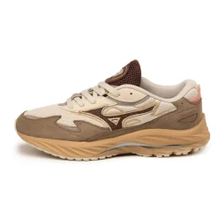 Mizuno Sneakers En Cuir|Chaussures De Running Retro*Wave Rider Beta Premium Vintage Khaki / Chicory Coffee / Lantana