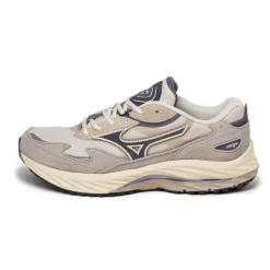 Mizuno Sneakers En Cuir|Chaussures De Running Retro*Wave Rider Beta 1st White Sand / Graystone / Opal Gray