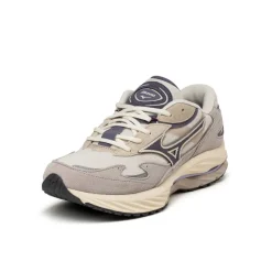 Mizuno Sneakers En Cuir|Chaussures De Running Retro*Wave Rider Beta 1st White Sand / Graystone / Opal Gray