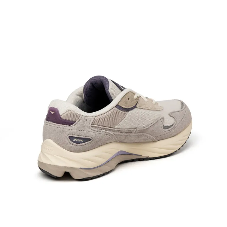 Mizuno Sneakers En Cuir|Chaussures De Running Retro*Wave Rider Beta 1st White Sand / Graystone / Opal Gray