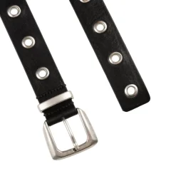 Molebo Alle Anzeigen|Ceinture*Metal Leather Belt Black Leather
