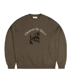 Museum of Peace & Quiet Pullover*Chateau Crewneck Coffee