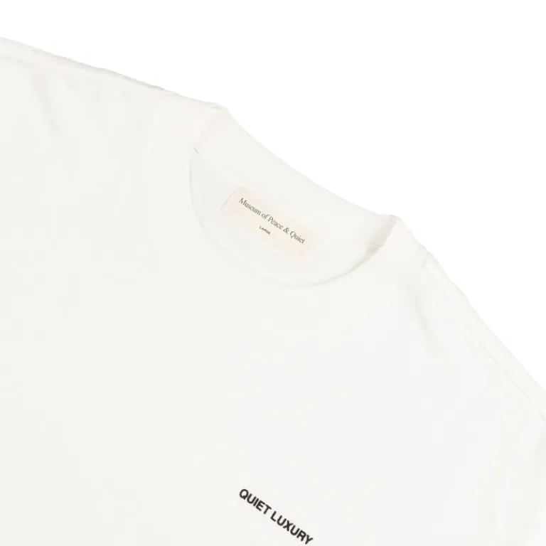 Museum of Peace & Quiet T-Shirts*Quiet Luxury T-Shirt White