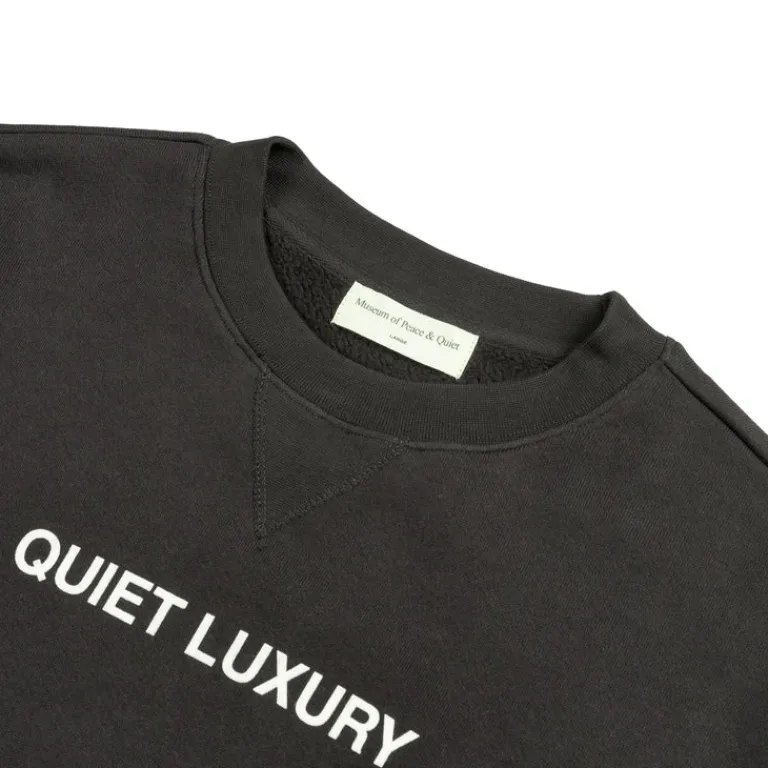 Museum of Peace & Quiet Pullover*Quiet Luxury Crewneck Black