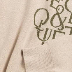 Museum of Peace & Quiet Tricot|Pullover*Serif Jacquard Sweater Bone