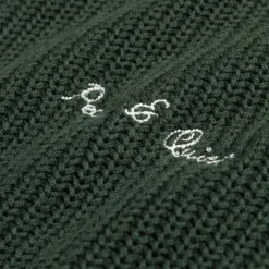 Museum of Peace & Quiet Tricot*Signature Rib Knit Sweater Forest