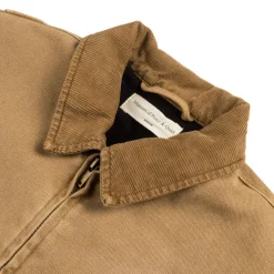 Museum of Peace & Quiet Gilets*Wordmark Canvas Work Jacket Tan