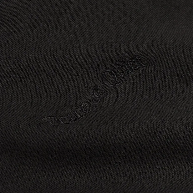Museum of Peace & Quiet Sweats À Capuche*Wordmark Pigment Dyed Hoodie Black