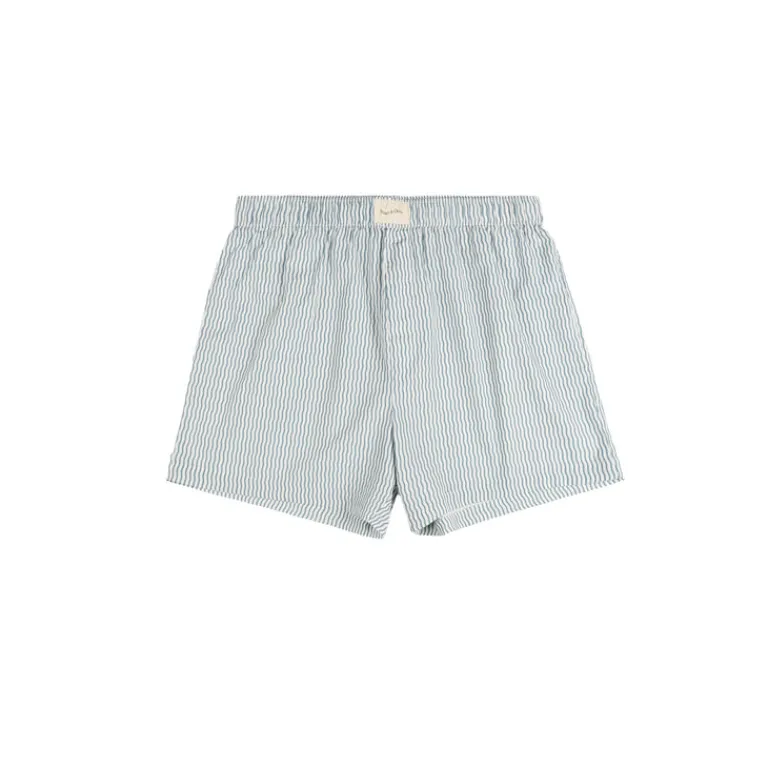 Museum of Peace & Quiet Pyjamas & Sous-Vêtements*Wordmark Poplin Boxer Blue
