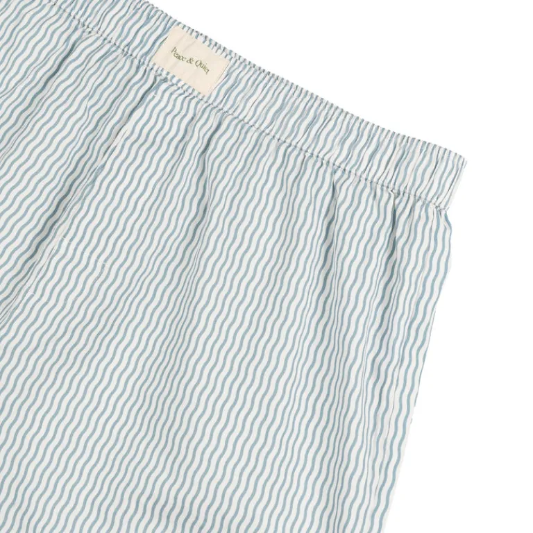 Museum of Peace & Quiet Pyjamas & Sous-Vêtements*Wordmark Poplin Boxer Blue