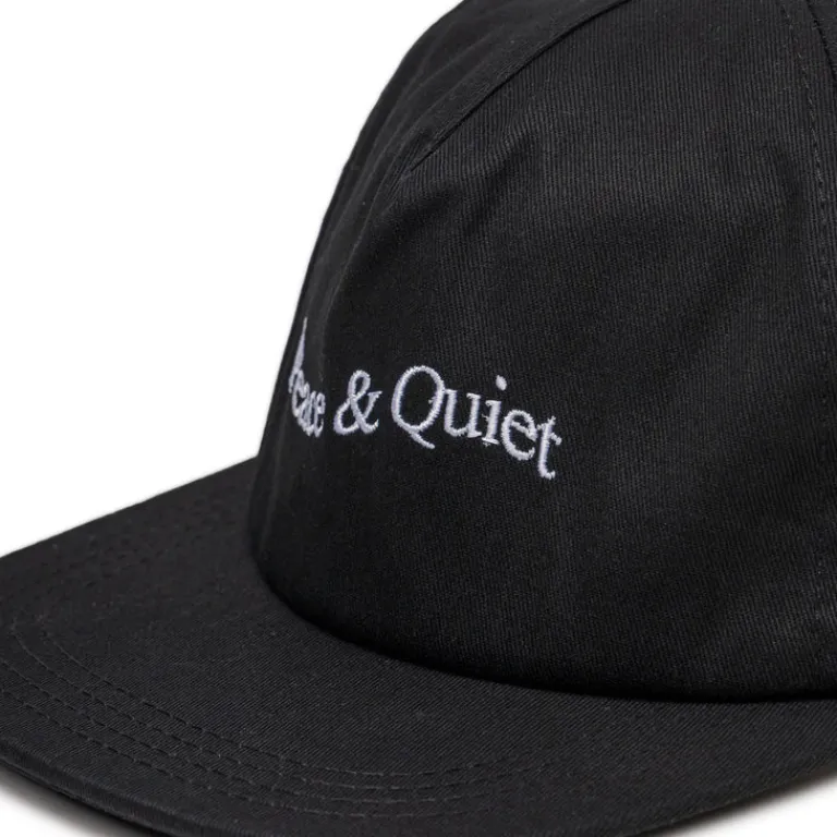 Museum of Peace & Quiet Alle Anzeigen|Caps & Bucket Hats*Wordmark 5 Panel Hat Black