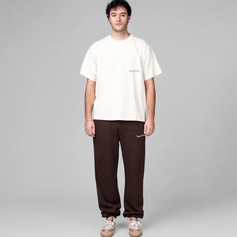 Museum of Peace & Quiet Survêtements*Wordmark Sweatpants Brown