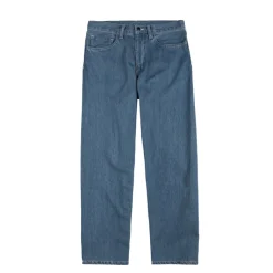 Nanamica Pantalons*5 Pockets Straight Denim Pants Indigo Bleach
