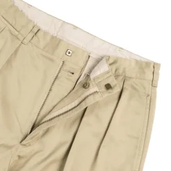 Nanamica Pantalons*Double Pleat Chino Pants Khaki
