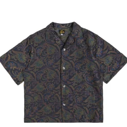 Needles Chemises*Cabana Shirt - Paisley Jacquard Navy
