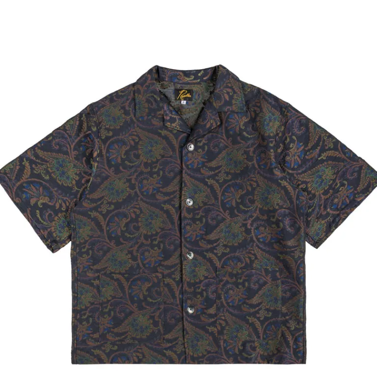 Needles Chemises*Cabana Shirt - Paisley Jacquard Navy