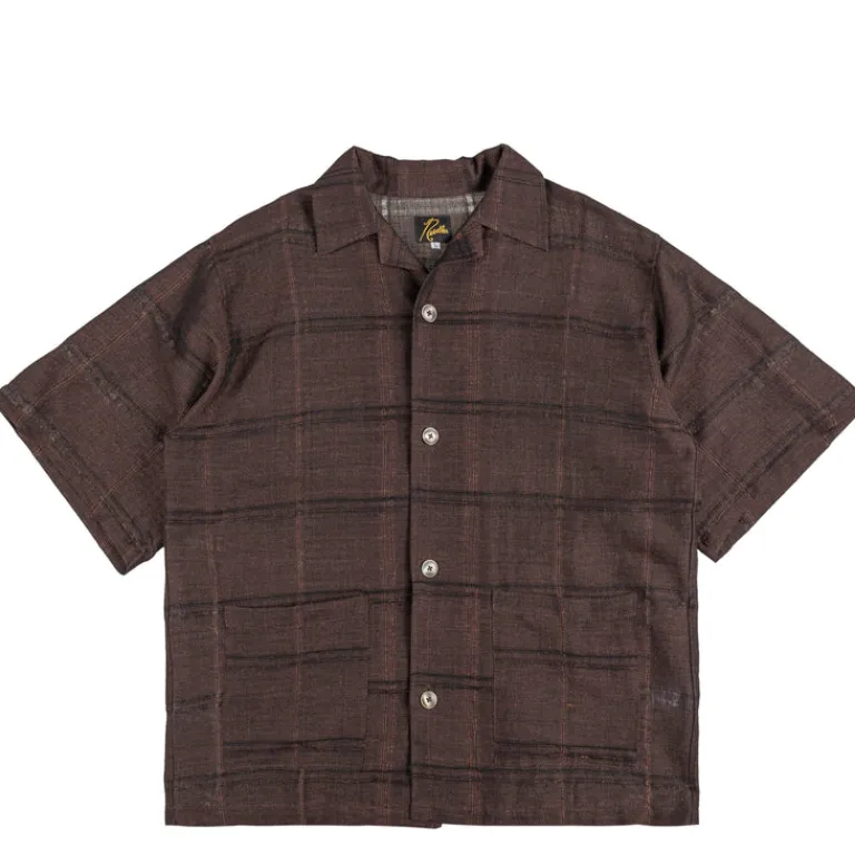 Needles Chemises*Cabana Shirt - Plaid Jacquard Brown