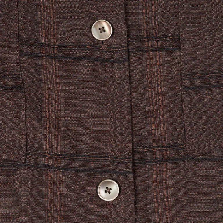 Needles Chemises*Cabana Shirt - Plaid Jacquard Brown