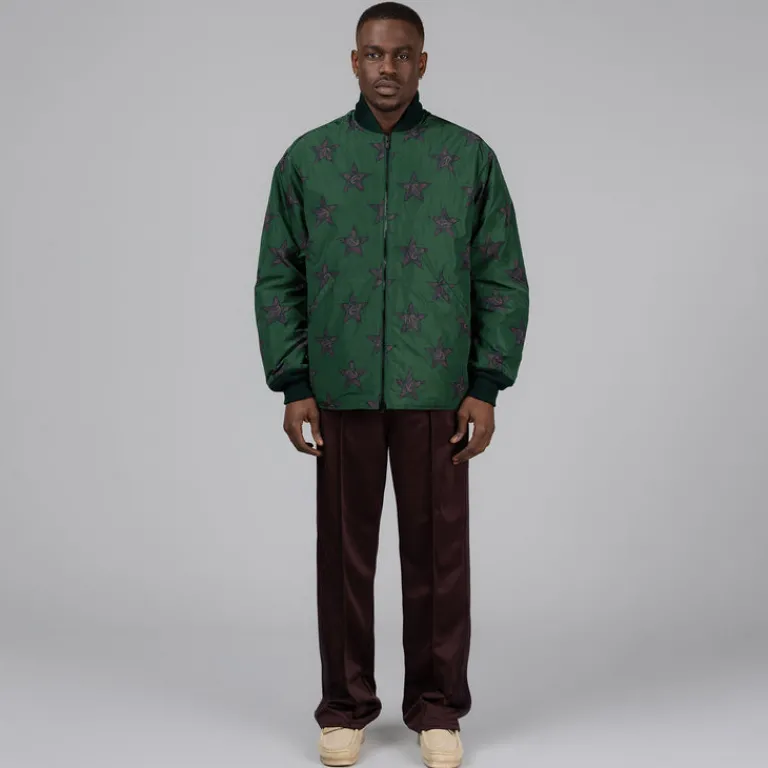 Needles Gilets*R.C. Down Jacket Green Star