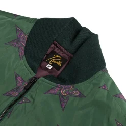 Needles Gilets*R.C. Down Jacket Green Star