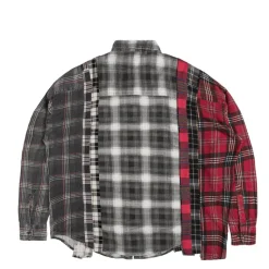 Needles Chemises**Rebuild By* Flnnel Shirt Ribbon Wide A