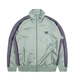 Needles Gilets*Track Jacket - Poly Smooth Sax