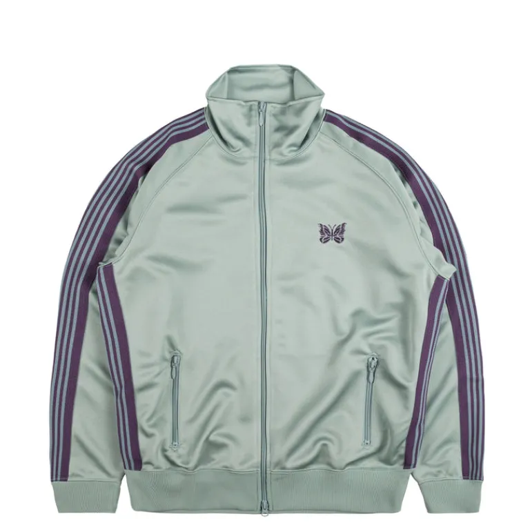 Needles Gilets*Track Jacket - Poly Smooth Sax