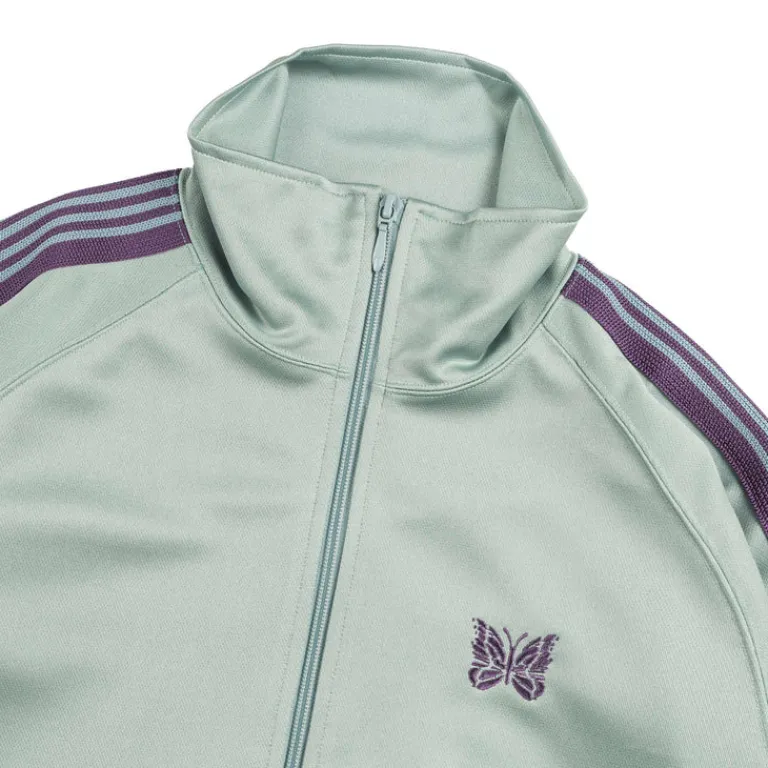 Needles Gilets*Track Jacket - Poly Smooth Sax