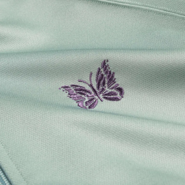 Needles Gilets*Track Jacket - Poly Smooth Sax