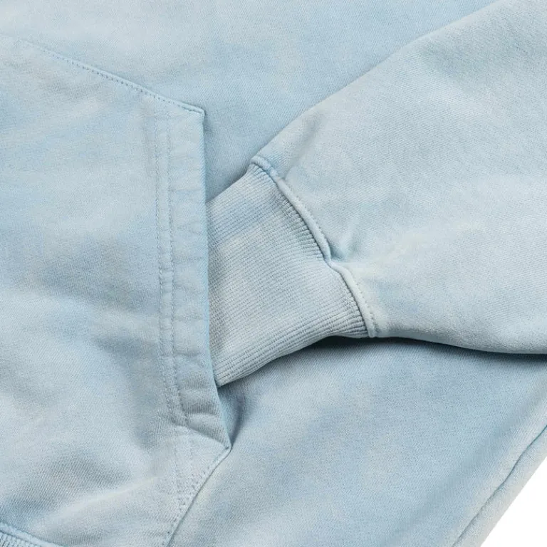 New Amsterdam Surf Association Sweats À Capuche*Logo Hoodie Washed Blue