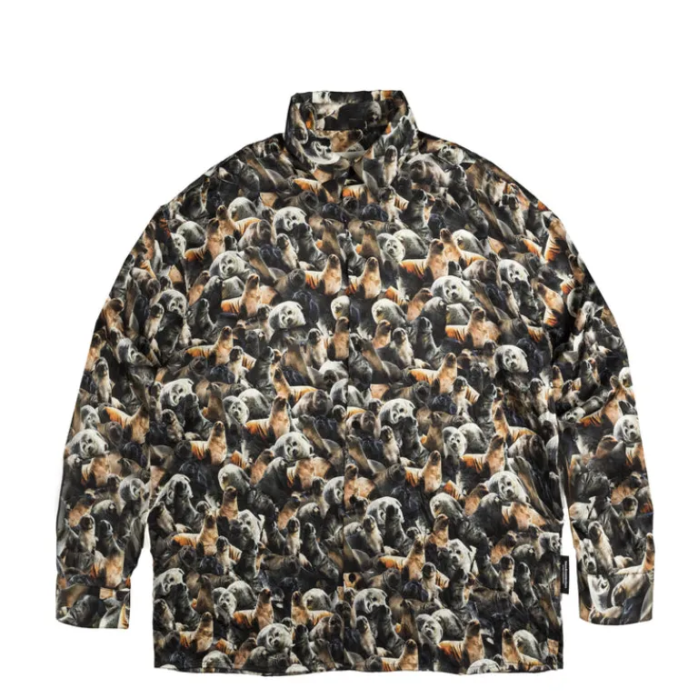 New Amsterdam Surf Association Chemises*Seal Shirt Longsleeve AOP
