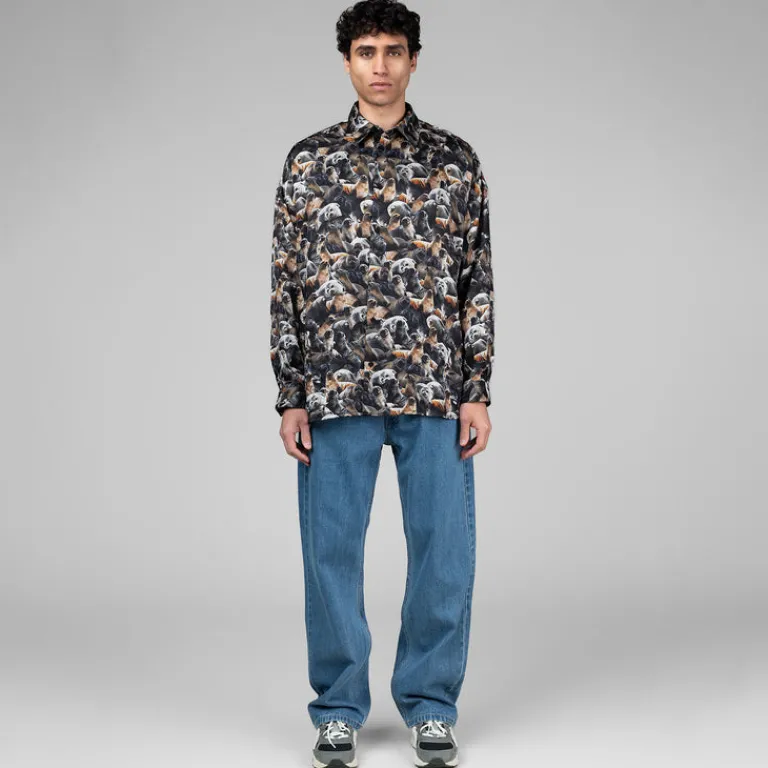 New Amsterdam Surf Association Chemises*Seal Shirt Longsleeve AOP