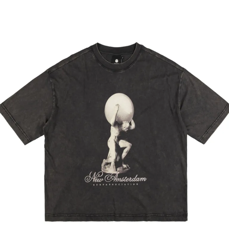 New Amsterdam Surf Association T-Shirts*Atlas Tee Black